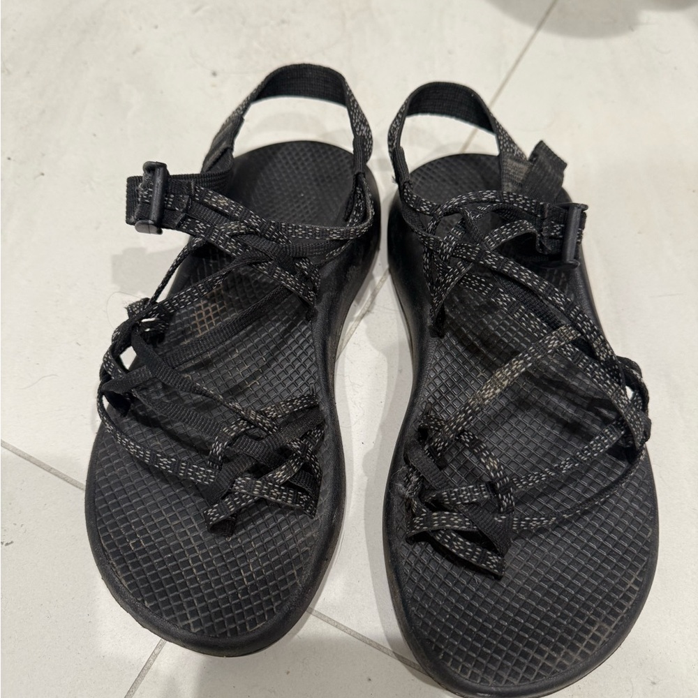 Chaco Black Strappy Sandals